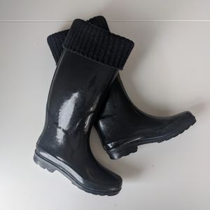 GUESS Tall Glossy Welly